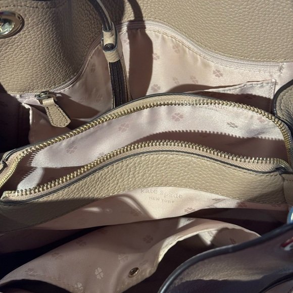 kate spade Taupe Leather Shoulder Bag - Picture 3 of 7